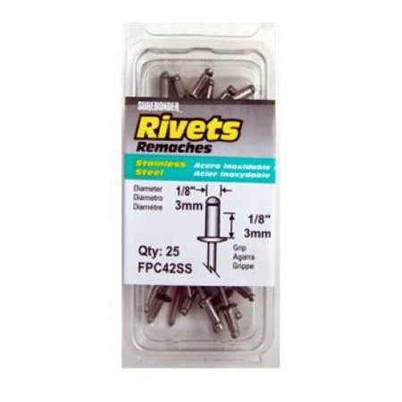Fpc 25PK Short SS Rivet FPC42SS